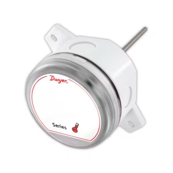 Duct Mount Temperature Transmitter with 4 to 20 mA output, 2.5in probe, Dwyer Instruments, Mfr#: BTT-D25-1